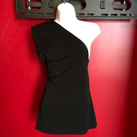 Boston Proper Tops - Black Off The Shoulder Top